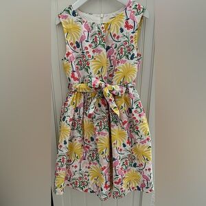 Mini Boden Kids' Floral Print Fit & Flare Dress, size 6